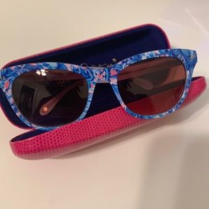 Lilly Pulitzer Sunglasses- Blue and Pink